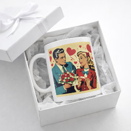 Sassy Vintag Valentine Kaffeetasse