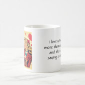 Sassy Vintag Valentine Kaffeetasse (Mittel)