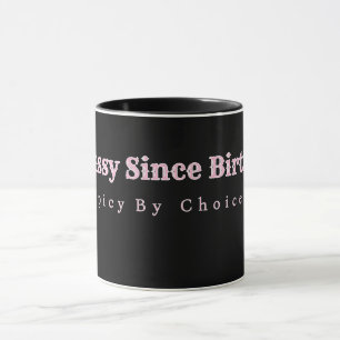 Sassy von Geburt an personalisierte Kaffeetasse