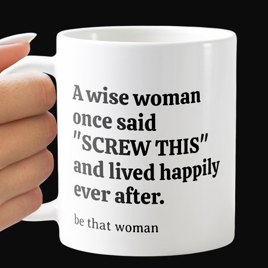 Sassy Wise Woman Kaffeetasse