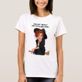 Sassy Witwe Halloween Design T-Shirt (Vorderseite)