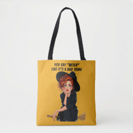 Sassy Witwe Halloween Design Tasche