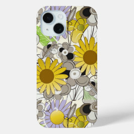 Sassy Yellow Flower Case-Mate iPhone Hülle