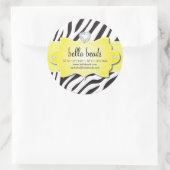 Sassy Zebra Jewelry Designer Stickers (Tasche)