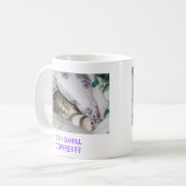 Sassydog TUN i-GERUCH-KAFFEE??? Kätzchen-Tasse Kaffeetasse (Vorderseite Links)