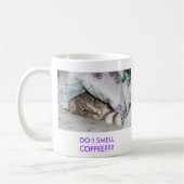 Sassydog TUN i-GERUCH-KAFFEE??? Kätzchen-Tasse Kaffeetasse (Links)
