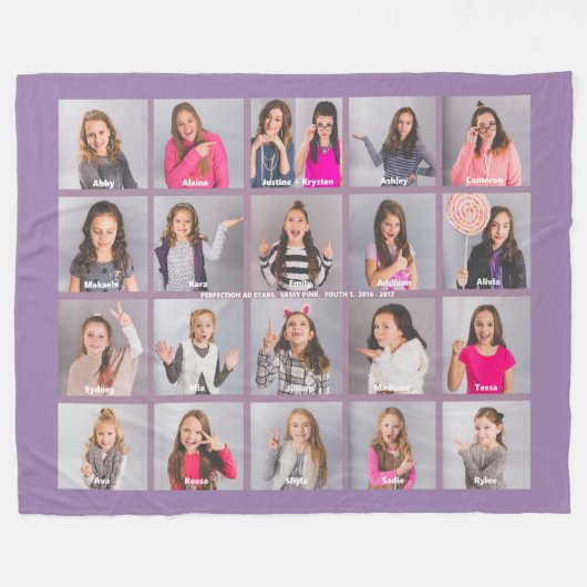 SassyPink Decke (Vorderseite (Horizontal))