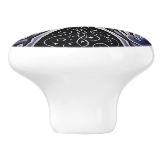 SassyWitch Keramikknauf (Seitenansicht)