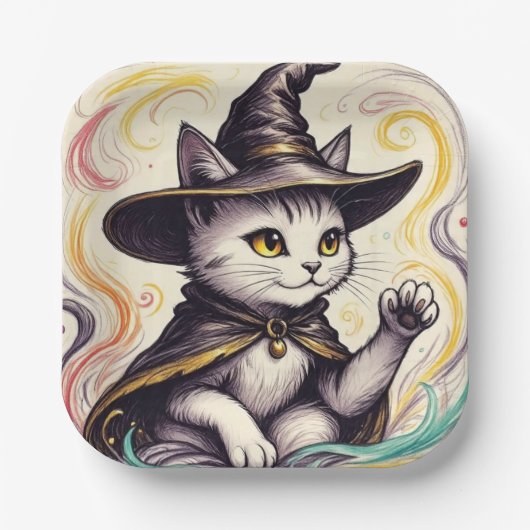 SassyWitch Pappteller (Vorderseite)