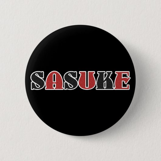 Sasuke Knopf Button (Vorderseite)