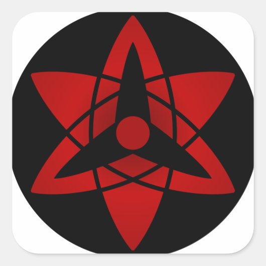 Sasuke Sharingan Sticker (Vorderseite)