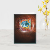 Sat Cit Ananda Note Card Karte (Gelbe Blume)