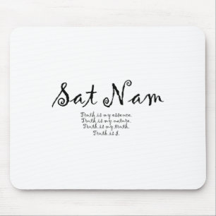 Sat Nam Affirmationen Meditation Kundalini Yoga Mousepad
