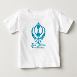 Sat Nam Khanda Personalisiert White Baby T-shirt