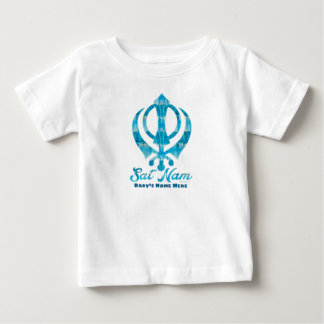 Sat Nam Khanda Personalisiert White Baby T-shirt