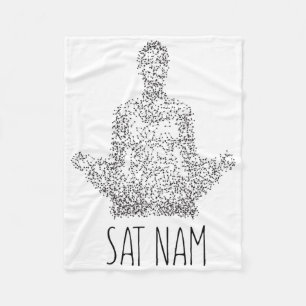 Sat Nam Kundalini Yoga für Yoga-Meditation Fleecedecke