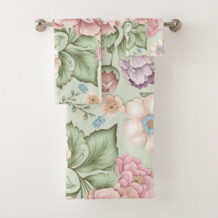 SAT VINTAGE BADEZIMMER TOWEL SET