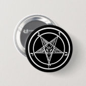 Satan Baphomet Button (Vorne & Hinten)