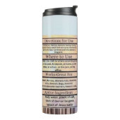 Satan Be Gone Spray Thermosbecher (Nach links gedreht)