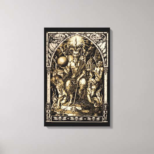 Satan begeisterte die 16x24 Leinwand Wall Art (Vorderseite)