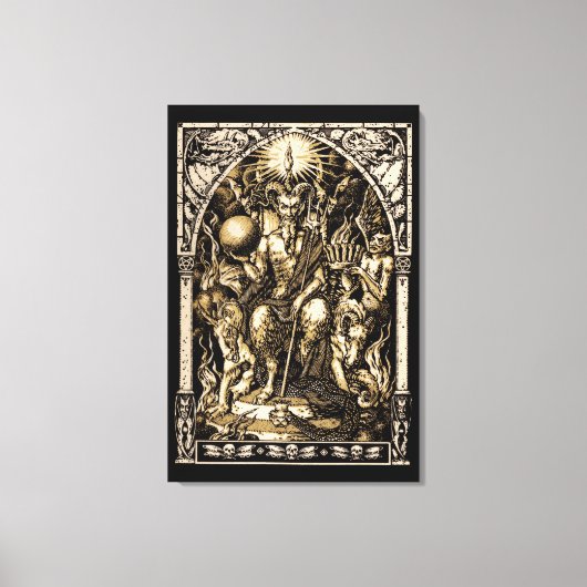 Satan begeisterte die 24x36 Leinwand Wall Art (Vorderseite)