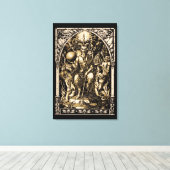 Satan begeisterte die 24x36 Leinwand Wall Art (Insitu (Holzboden))