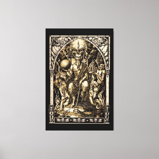 Satan begeisterte HUGE 40"x60" Leinwanddruck (Vorderseite)