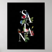 Satan - Blume Poster (Vorne)