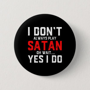 Satan Costume Devil Halloween Kostüm Satan Button