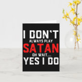 Satan Costume Devil Halloween Kostüm Satan Karte (Gelbe Blume)