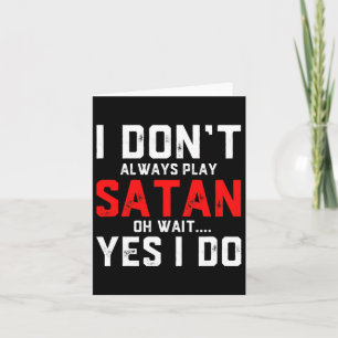 Satan Costume Devil Halloween Kostüm Satan Karte
