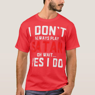 Satan Costume Devil Halloween Kostüm Satan  T-Shirt