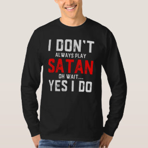 Satan Costume Devil Halloween Kostüm Satan T-Shirt