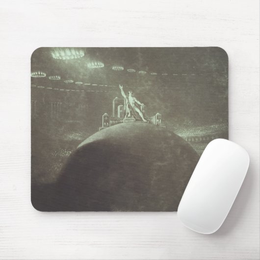 Satan, das dem höllischen Rat, 1824 vorsitzt Mousepad (Mit Mouse)