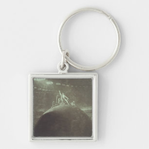 Satan, das dem höllischen Rat, 1824 vorsitzt Schlüsselanhänger