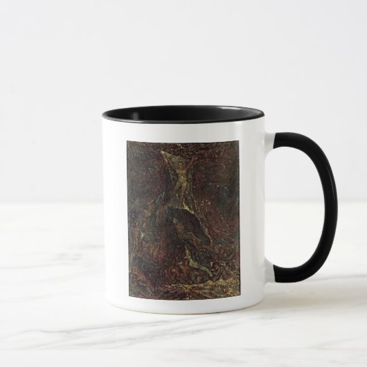 Satan, das seine Legionen aufruft Tasse (Rechts)