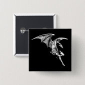 Satan denkendes Button (Vorne & Hinten)