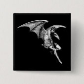 Satan denkendes Button (Vorderseite)