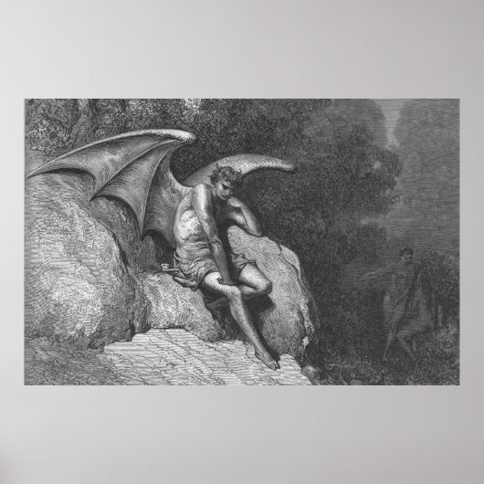 Satan-Denkplakat Poster (Vorne)