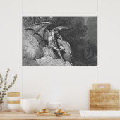 Satan-Denkplakat Poster (Küche)