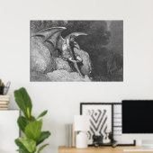 Satan-Denkplakat Poster (Heimbüro)