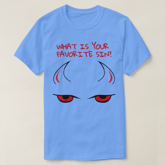 Satan Devil Sin Funny Halloween Kostüm  T-Shirt (Design vorne)