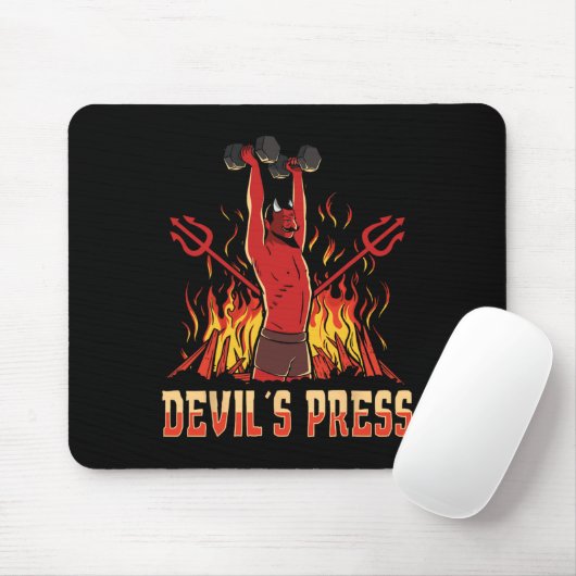 Satan Devil's Press-Bodybuilding Mousepad (Mit Mouse)