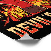 Satan Devil's Press-Bodybuilding Poster (Ecke)