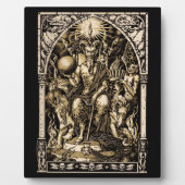 Satan Enthroned Fotoplatte (Vorderseite)