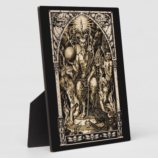 Satan Enthroned Fotoplatte (Seite)