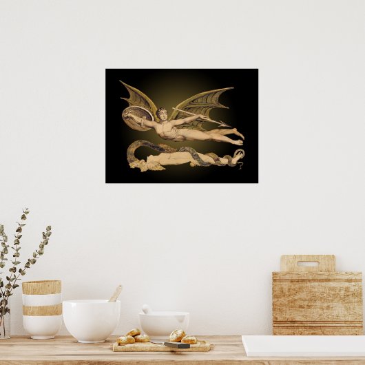 Satan & Eve 24x18 Art Poster (Küche)