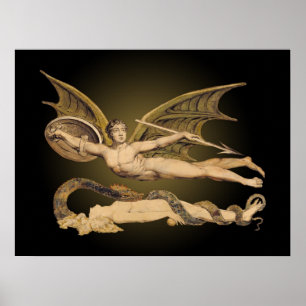 Satan & Eve 24x18 Art Poster