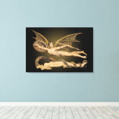 Satan & Eve 36x24 Starke Leinwand Artwork- (Insitu (Holzboden))