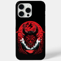 Satan Evil Face | Demon Head Graphic Design